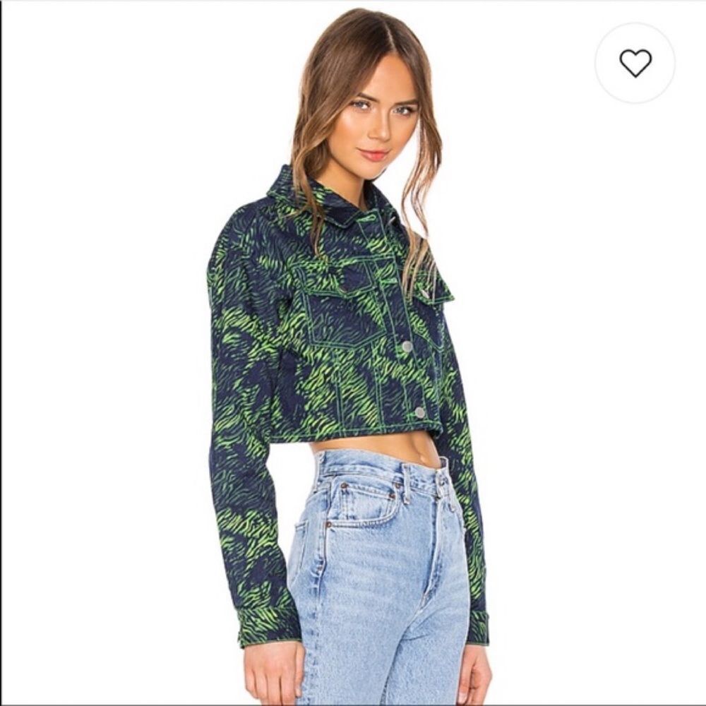 I.AM.GIA Revolve Sinead Tali Green Tiger Jacket size XS